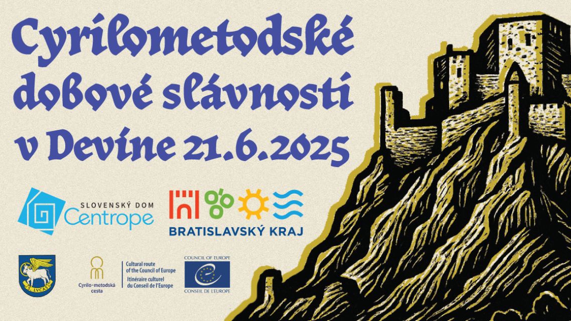 Pozvánka na Cyrilometodské slávnosti v Devíne v sobotu 21.06.2025